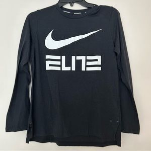 Boys Nike Elite Basketball Long Sleeve T-shirt